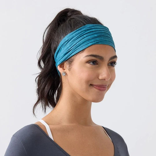 Teal Indian Print